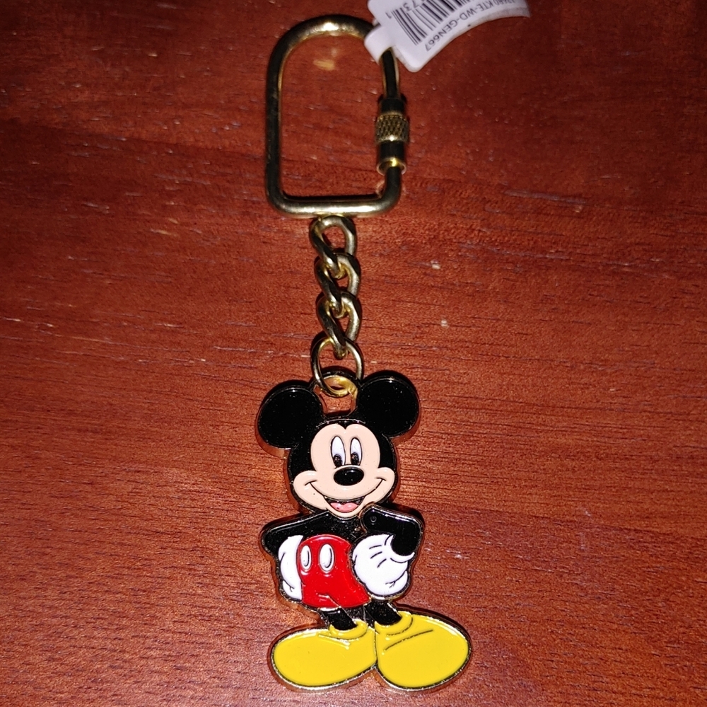 Disney Mickey Mouse Key Holder - Red, Yellow, Black, Gold